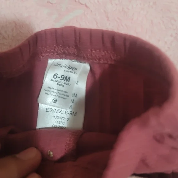 Simple Joys by Carter's Floral Baby Girl Leggins Size 6- Months - Picture 5 of 6